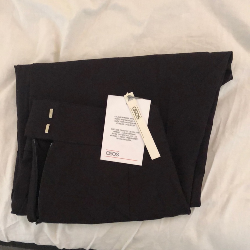 ASOS high waisted tapered pants